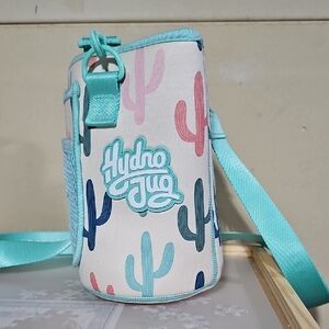 HydroJug Cactus Design Sleeve with Teal Accents